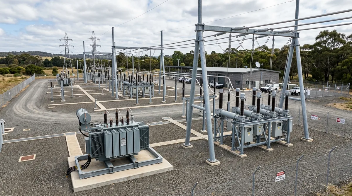 Powder-coated transformer cabinets manufactured by FabTek Industries
