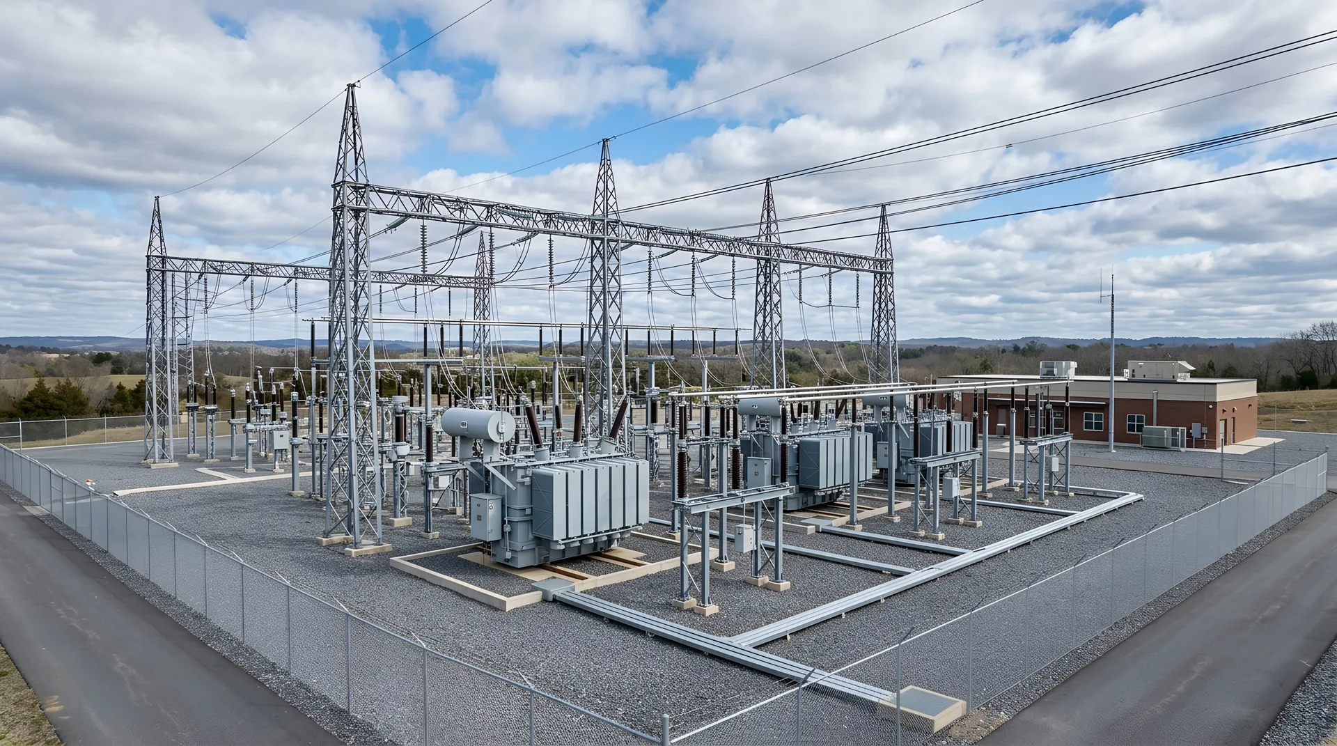 Electric utility substation