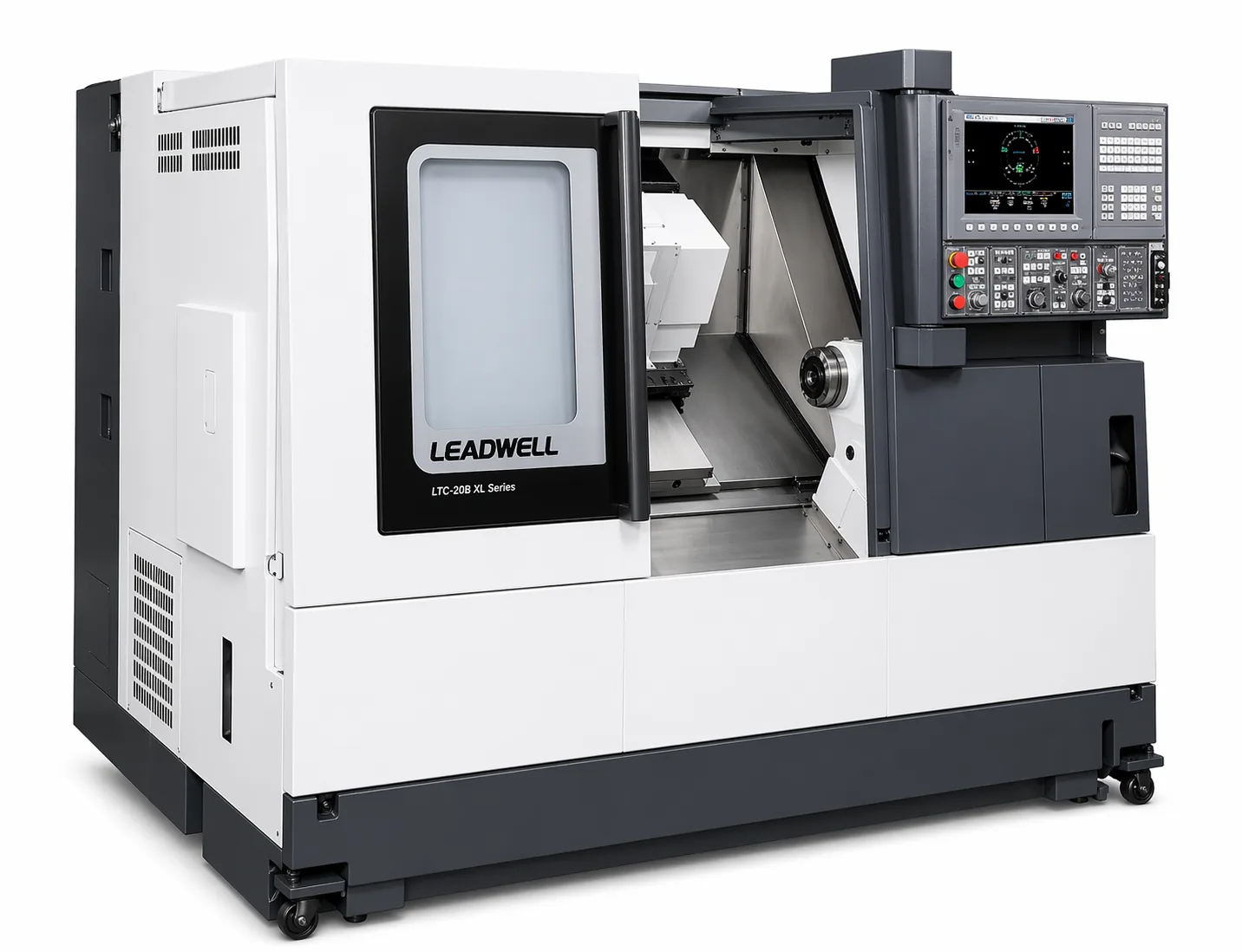 CNC lathe at FabTek Industries