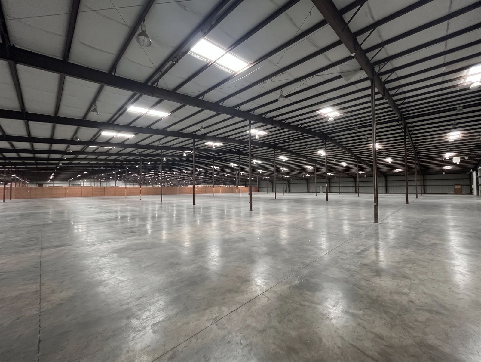 Interior production floor of FabTek Industries Site 03 in Hazlehurst, Mississippi