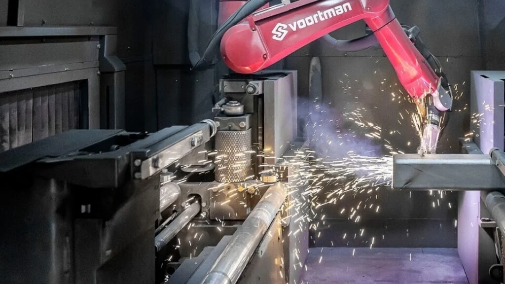 Voortman V807 robotic plasma coper video