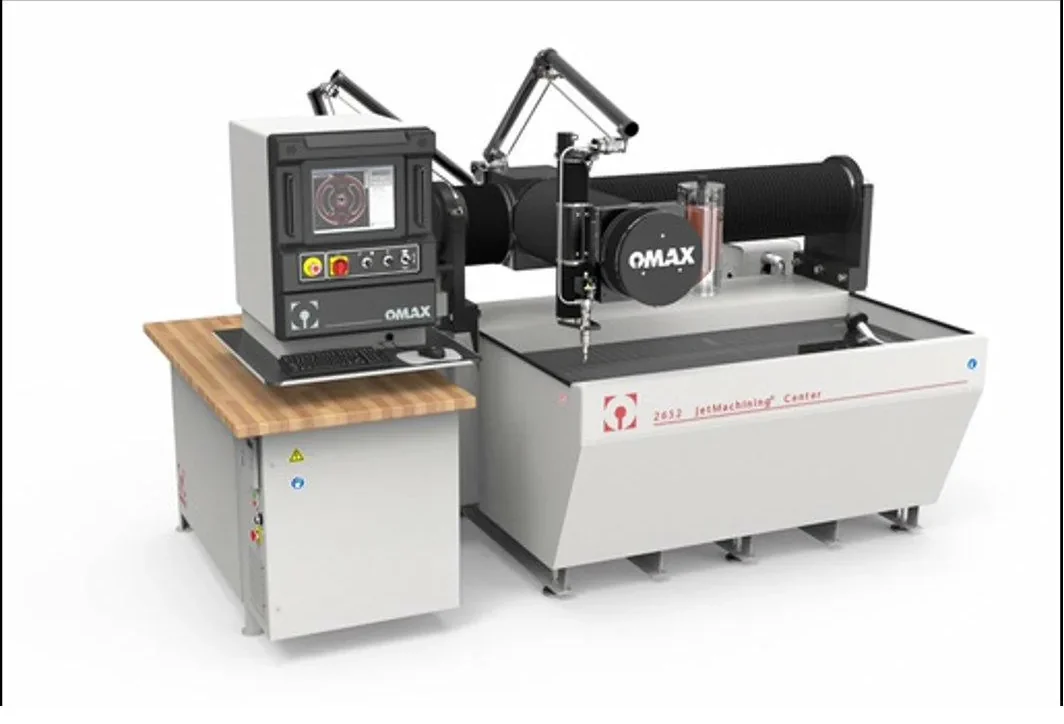 OMAX waterjet cutting system at FabTek Industries
