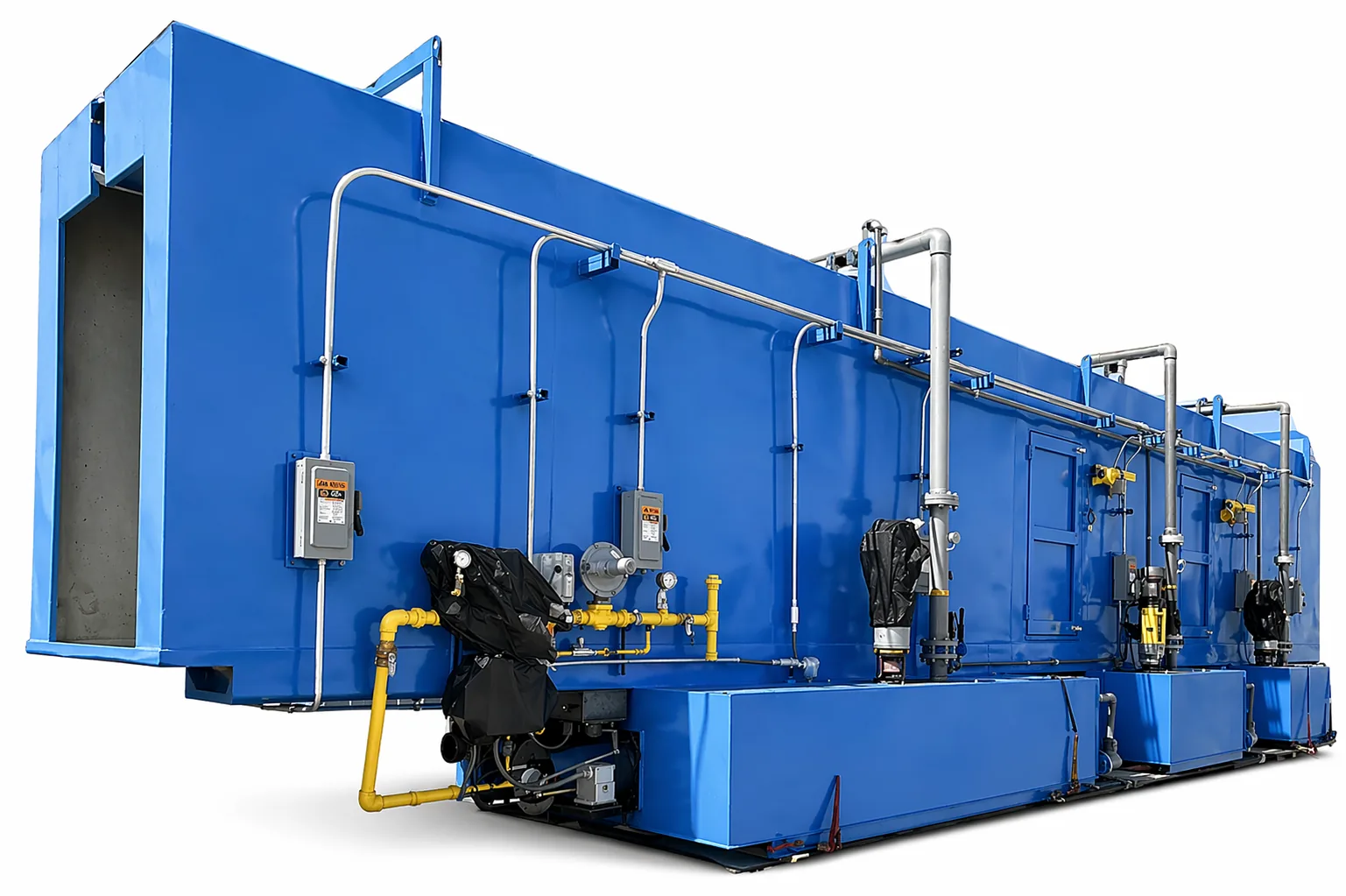 Finishing line for power and utility steel at FabTek Industries