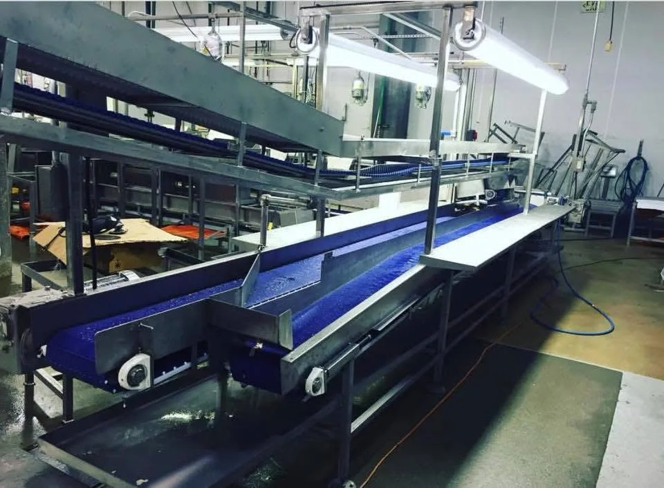 Modular belt conveyors in plant — FabTek Industries