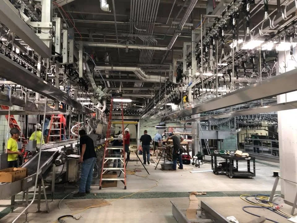 Overhead line install — FabTek Industries