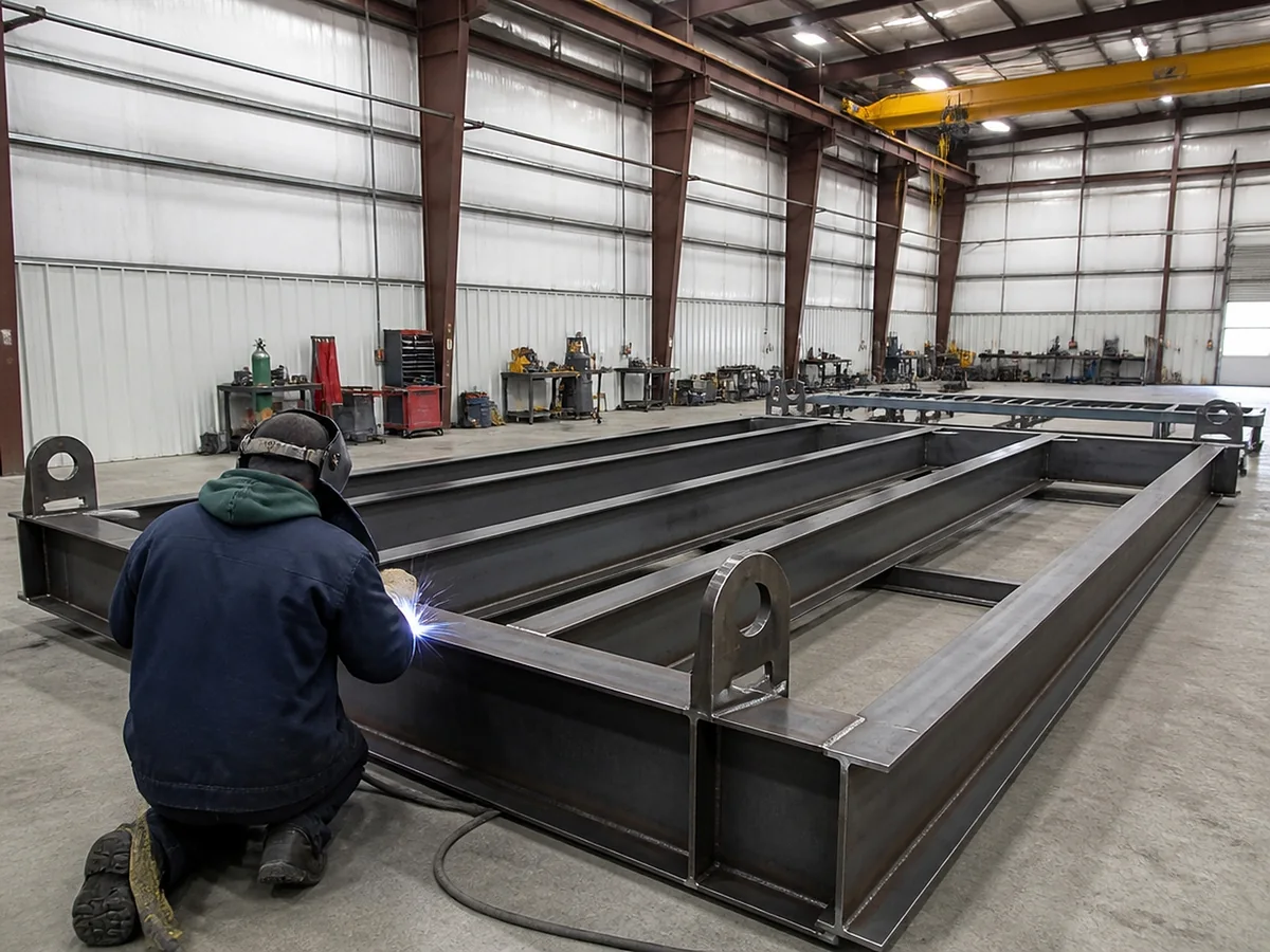 Welded structural base frame — FabTek Industries