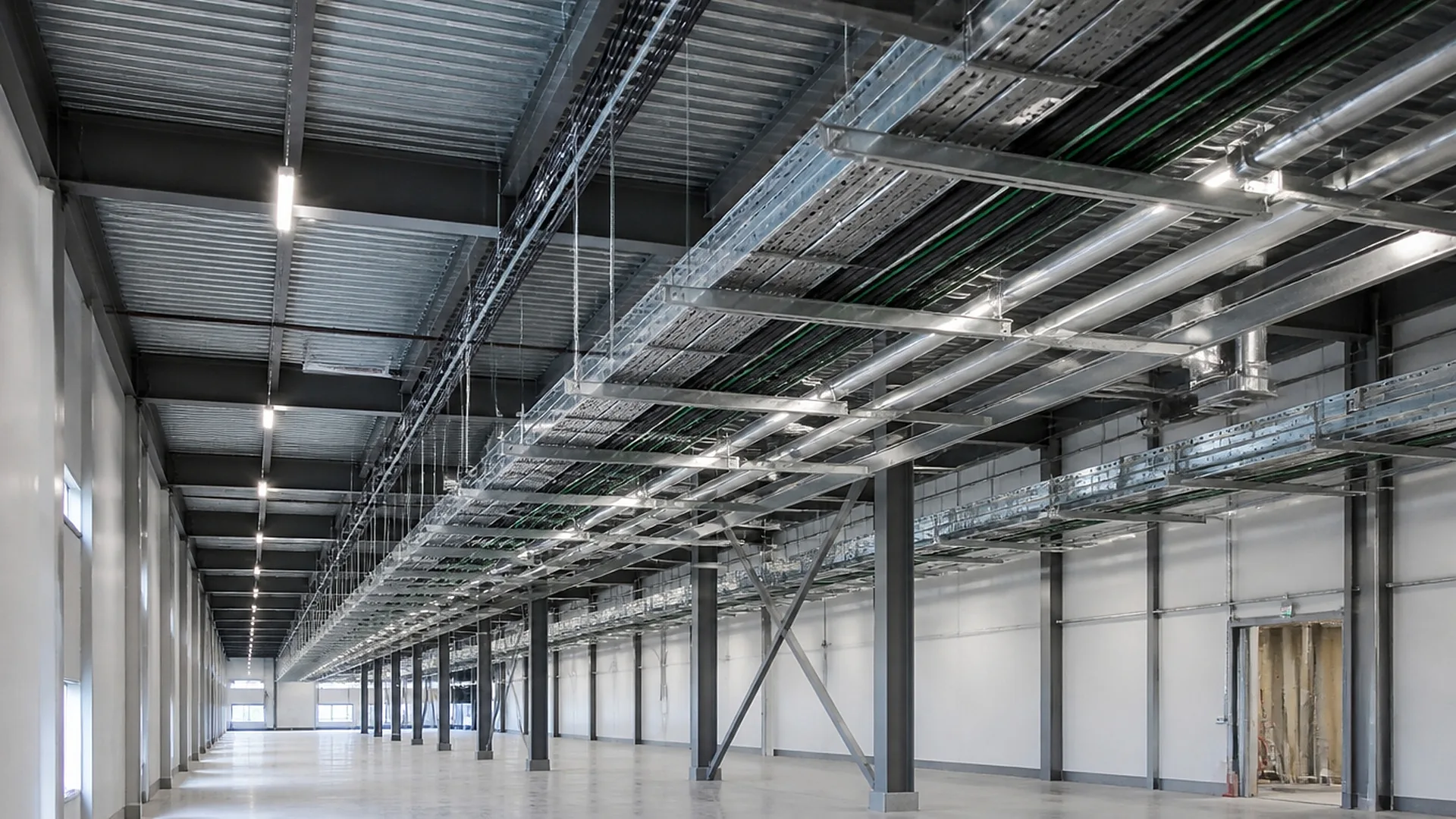Overhead Support Grid & Multi-Trade Racks — FabTek Industries