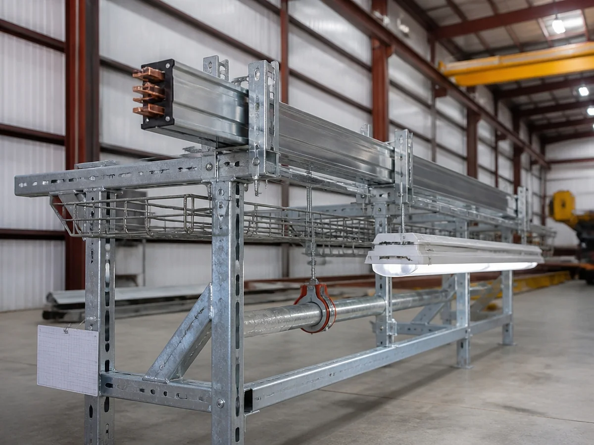 Pre-assembled multi-trade rack — FabTek Industries