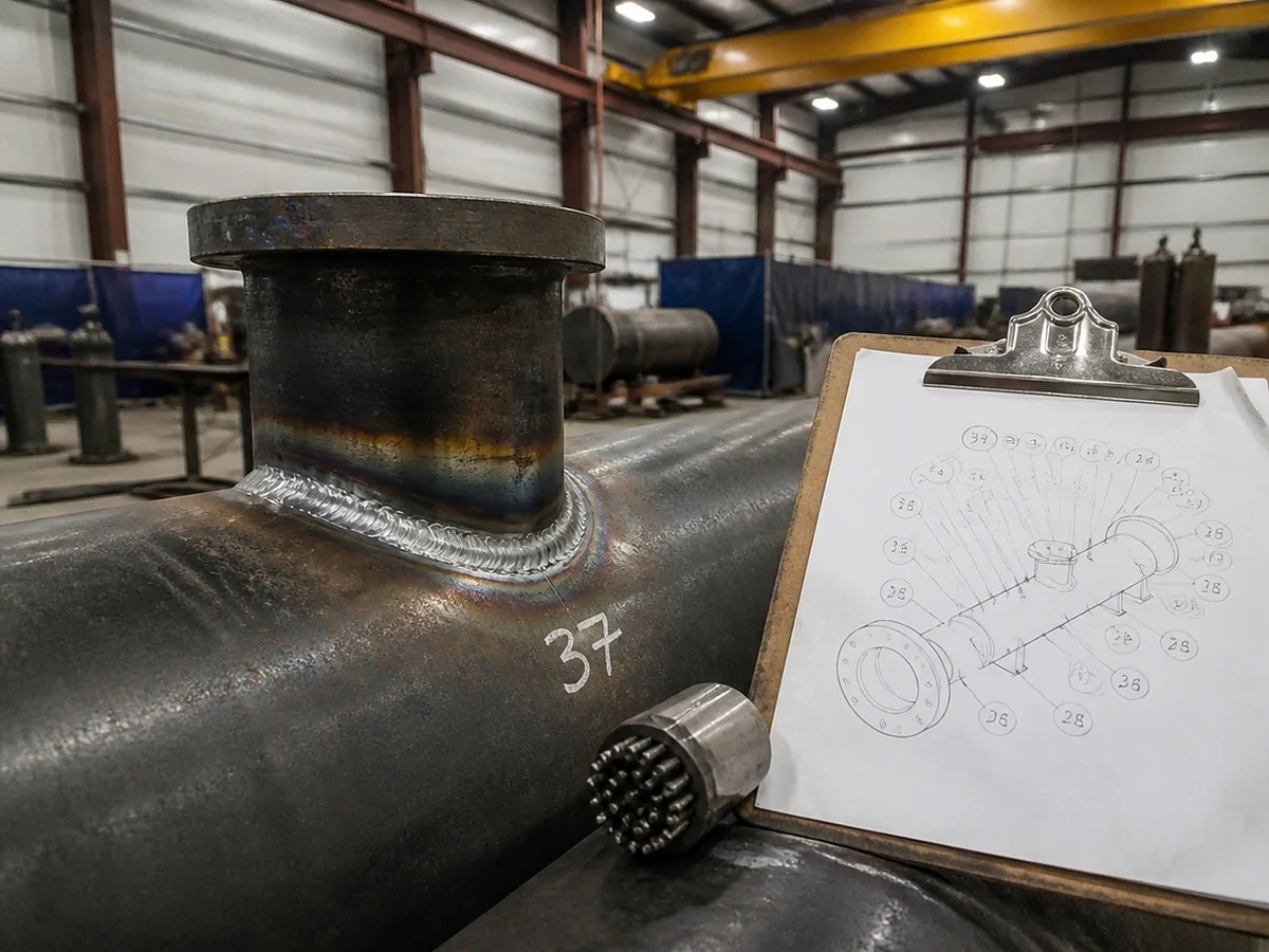 Weld map and welder IDs — FabTek Industries