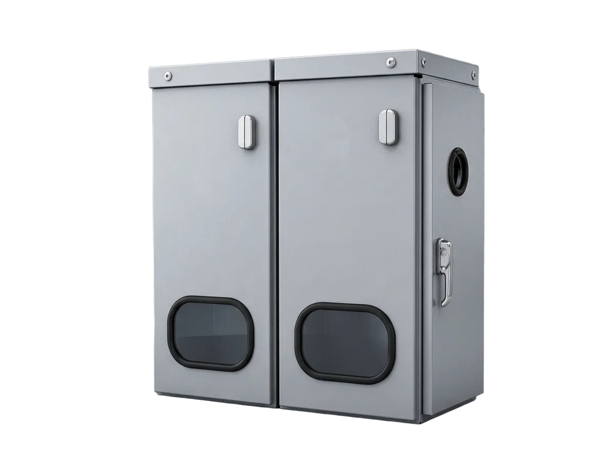 Dual-bay enclosure