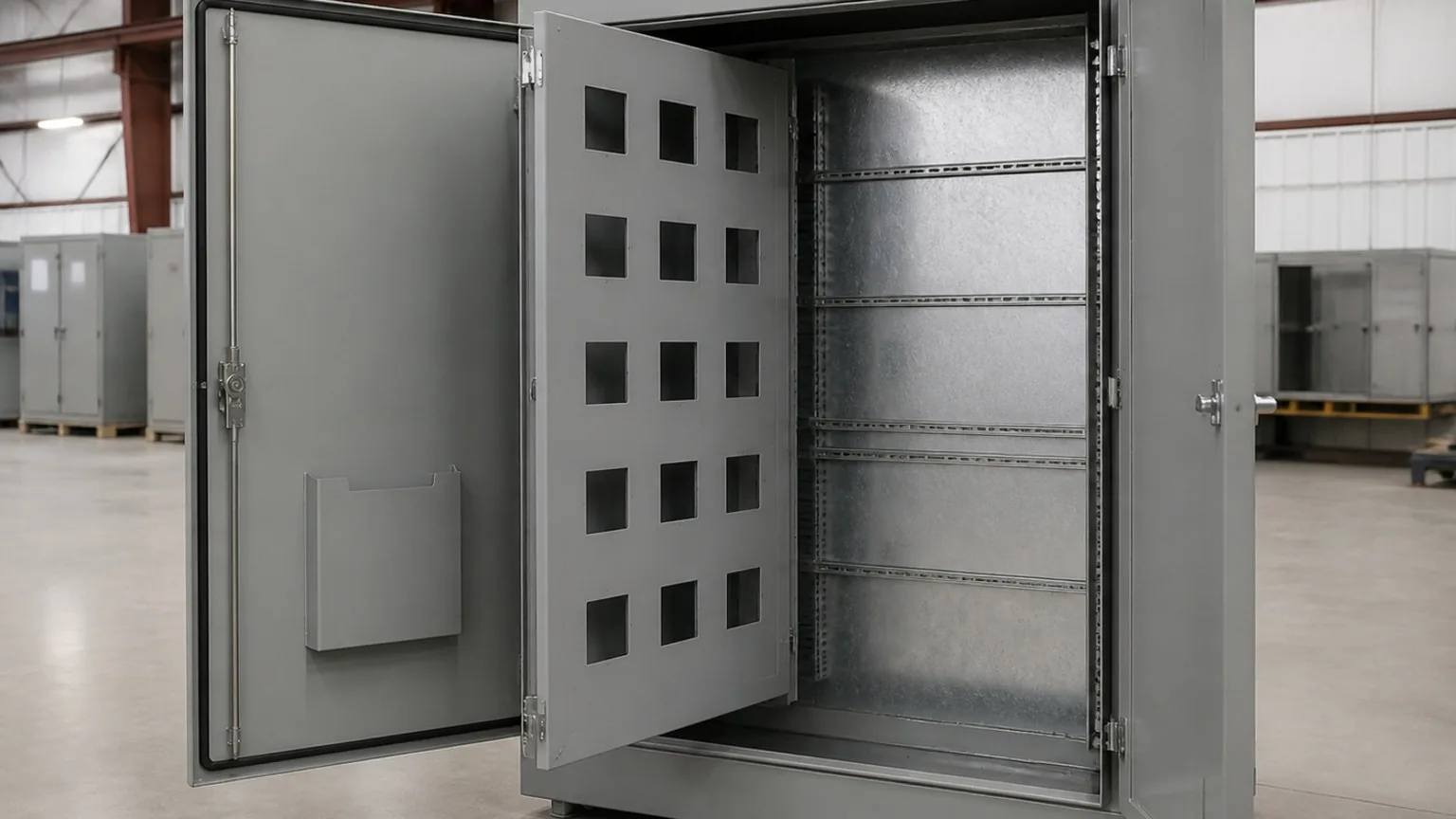 Relay swing panel and back-panel rails — FabTek Industries