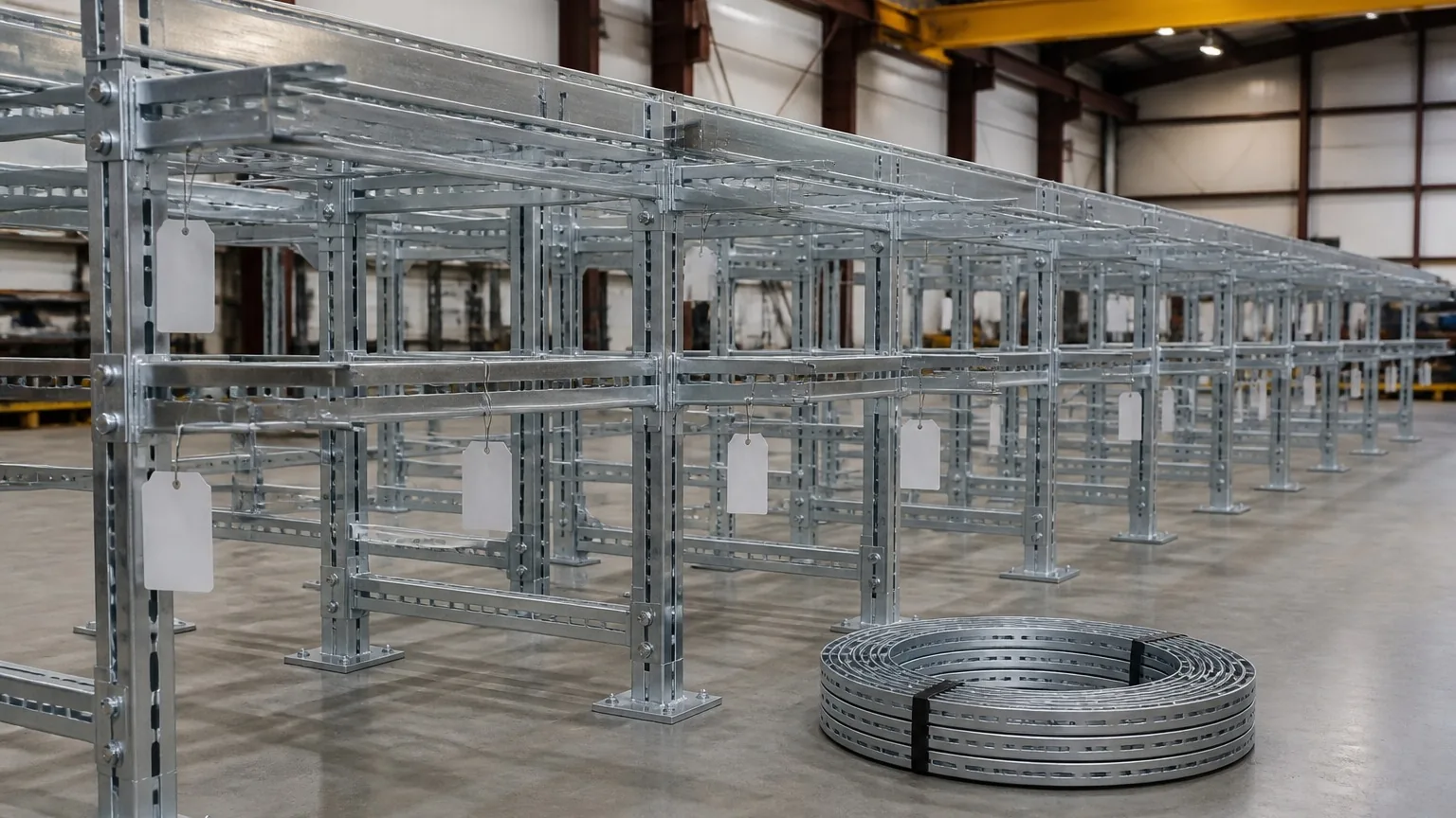 Support frames staged — FabTek Industries