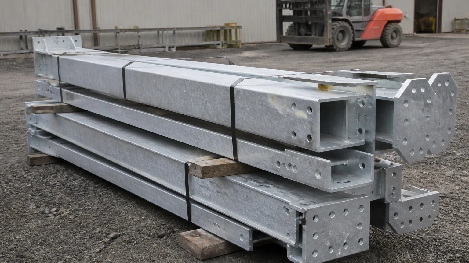 Galvanized dead-end members, match-marked — FabTek Industries