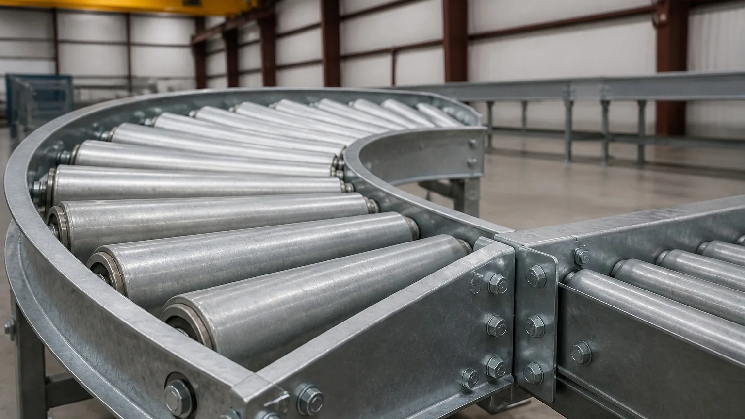 Tapered-roller curve and frame splice — FabTek Industries