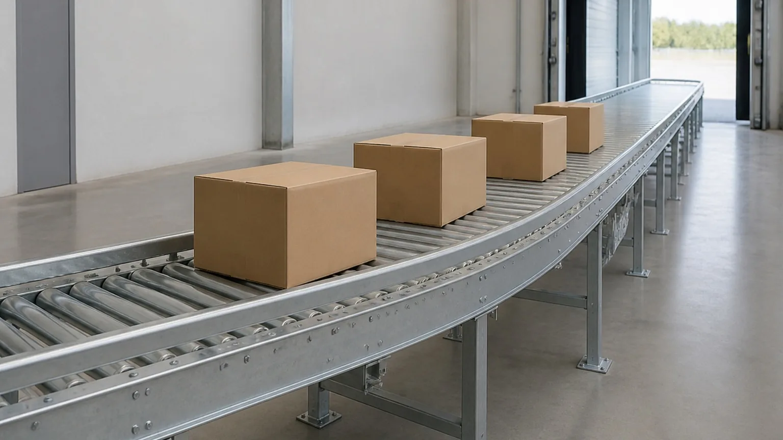 Roller line to the shipping dock — FabTek Industries