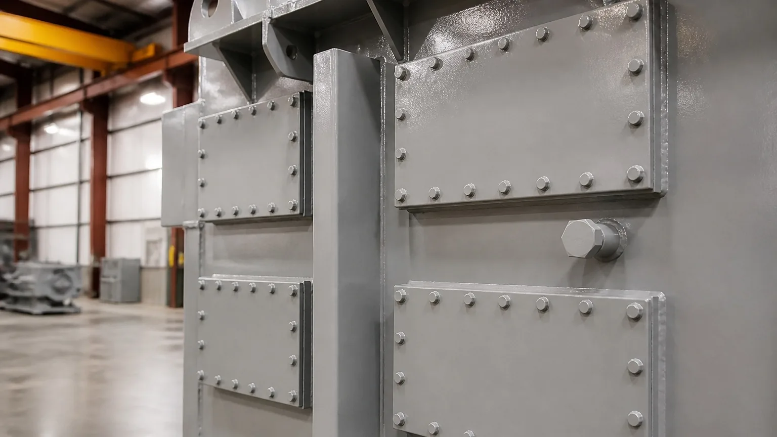 Radiator header flanges and stiffeners — FabTek Industries