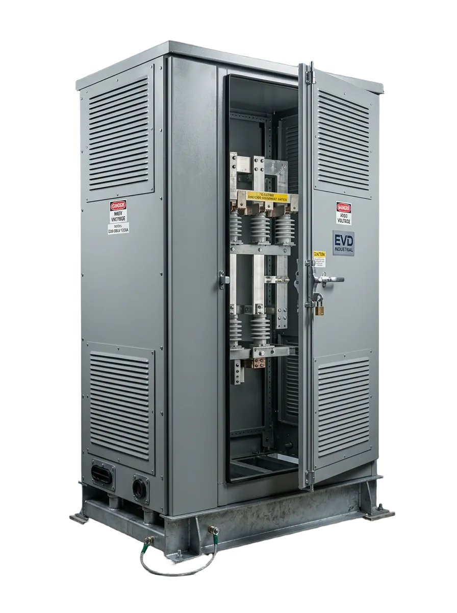 Switchgear enclosure fabricated by FabTek Industries